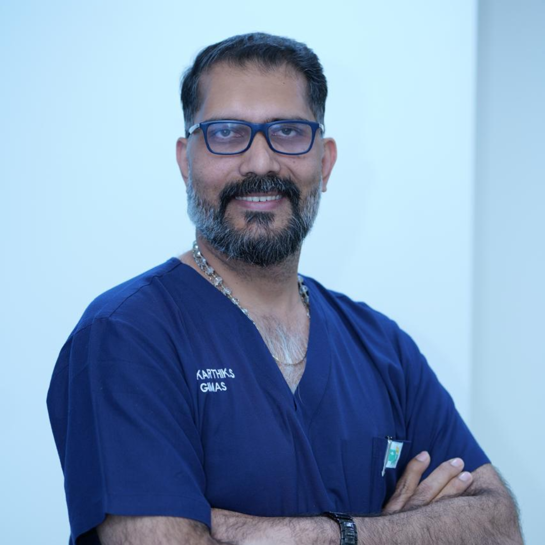 DR. KARTHIK S. best general surgeon in Bangalore - Laparoscopic Surgeon Kusuma Hospital